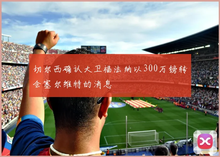 切尔西确认大卫福法纳以300万镑转会塞尔维特的消息